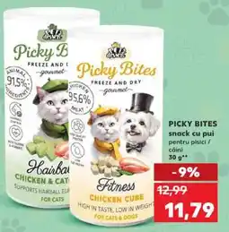 Kaufland PICKY BITES snack cu pui pentru pisici / câini Ofertă