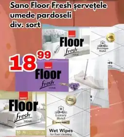 Global Sano Floor Fresh şerveţele umede pardoseli Ofertă