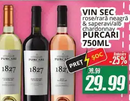 Diana Supermarket Vin sec rose/rară neagră & saperavi/alb chardonnay PURCARI Ofertă