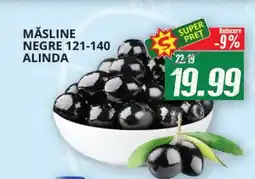 Diana Supermarket Măsline negre 121-140 alinda Ofertă