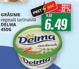 Diana Supermarket Grăsime pret vegetală tartinabilǎ delma Ofertă