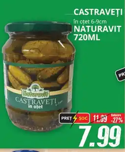 Diana Supermarket Castraveți în oţet 6-9cm naturavit Ofertă