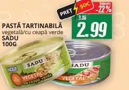 Diana Supermarket Pastă tartinabilă vegetală/cu ceapă verde SADU Ofertă