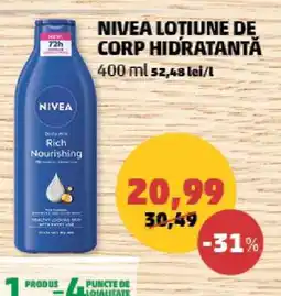 Penny NIVEA Loțiune de Corp Hidratantă Ofertă
