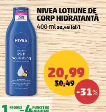 Penny NIVEA Loțiune de Corp Hidratantă Ofertă