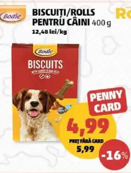 Penny Biscuiți/Rolls pentru câini 400 g Ofertă