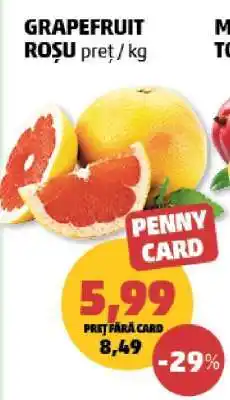 Penny Grapefruit roşu Ofertă