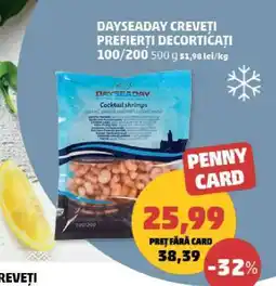 Penny Dayseaday Creveți Prefierți Decorticați Ofertă