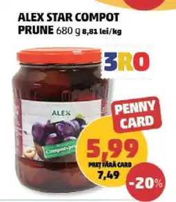 Penny ALEX STAR COMPOT PRUNE Ofertă