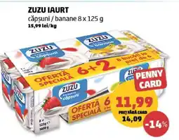 Penny Zuzu Iaurt căpșuni / banane 8 x 125 g Ofertă