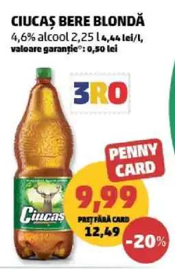 Penny CIUCAŞ Bere blondă Ofertă