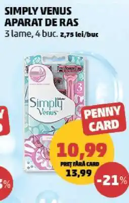 Penny Simply Venus Aparat de Ras Ofertă