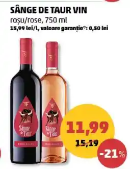 Penny Sânge de Taur Vin Ofertă