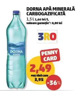 Penny Dorna Apă Minerală Carbogazificată Ofertă