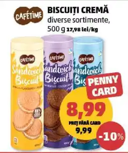 Penny CAFETIME BISCUITI CREMĂ Ofertă