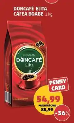 Penny DONCAFÉ ELITA Cafea boabe 1 kg Ofertă
