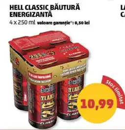 Penny HELL CLASSIC BĂUTURĂ ENERGIZANTĂ Ofertă