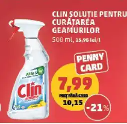 Penny Clin Soluție pentru Curățarea Geamurilor Ofertă