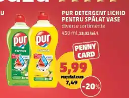 Penny PUR Detergent Lichid pentru Spălat Vase Ofertă
