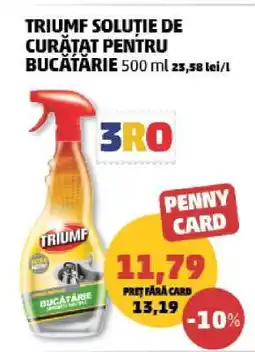 Penny TRIOMF SOLUȚIE DE CURĂȚAT PENTRU BUCĂTĂRIE Ofertă