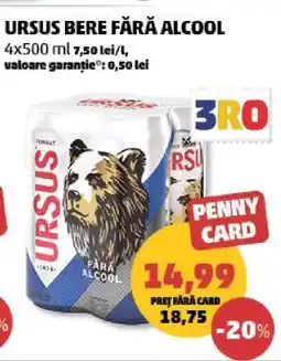 Penny URSUS Bere fără alcool Ofertă