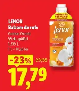 Lidl Lenor Balsam de rufe Ofertă