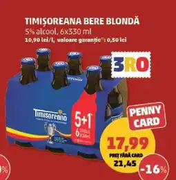 Penny TIMIŞOREANA Bere blondă Ofertă