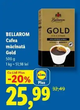 Lidl Bellarom Cafea măcinată Gold Ofertă