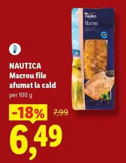 Lidl Nautica Macrou file afumat la cald Ofertă