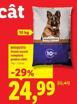 Lidl BOSQUITO Hrană uscată completă pentru câini Ofertă