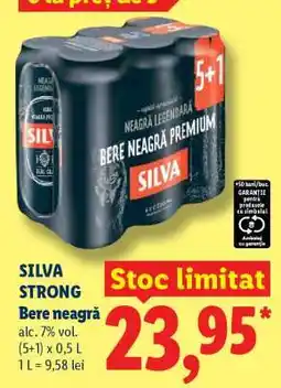 Lidl Silva Strong Bere neagră Ofertă