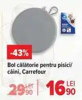 Carrefour Bol călătorie pentru pisici/câini, Carrefour Ofertă