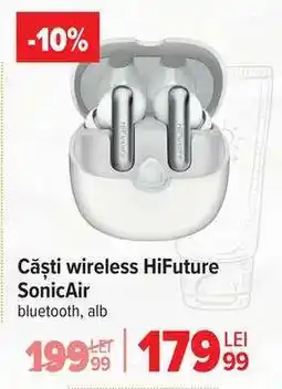 Carrefour Căști wireless HiFuture SonicAir Ofertă