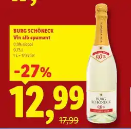 Lidl BURG SCHÖNECK Vin alb spumant Ofertă