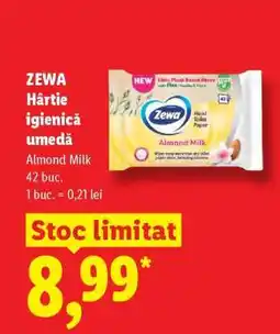 Lidl ZEWA Hârtie igienică umedă Ofertă