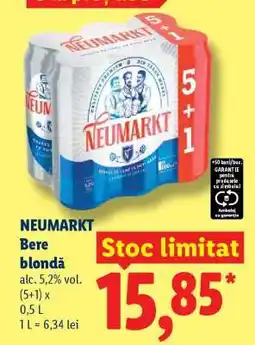Lidl NEUMARKT Bere blondă Ofertă