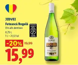 Lidl JIDVEI Fetească Regală Ofertă