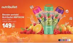 Carrefour Blender portabil Nutribullet NBP003W Ofertă