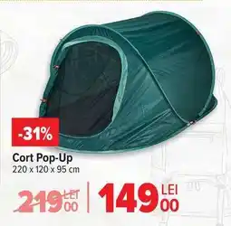 Carrefour Cort Pop Up Ofertă