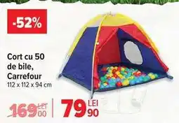 Carrefour Cort cu 50 de bile, Carrefour Ofertă