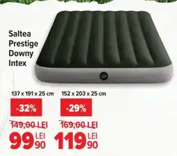 Carrefour Saltea Prestige Downy Intex Ofertă
