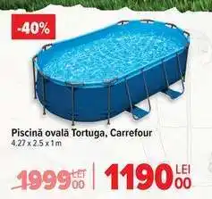 Carrefour Piscină ovală Tortuga, Carrefour Ofertă