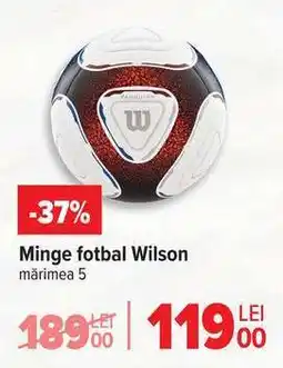 Carrefour Minge fotbal Wilson Ofertă