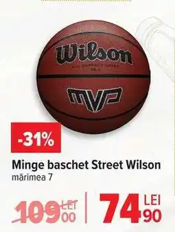 Carrefour Minge baschet Street Wilson Ofertă