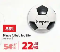 Carrefour Minge fotbal Top Life Ofertă