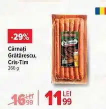 Carrefour Cârnați Grătărescu Cris-tim Ofertă