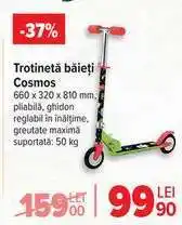 Carrefour Trotinetă băieți Cosmos Ofertă