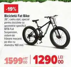 Carrefour Bicicletă Fat Bike Ofertă