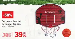 Carrefour Set panou baschet cu minge, Top Life Ofertă