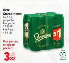 Carrefour Bere Staropramen Ofertă